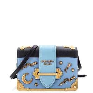 Prada Cahier Crossbody Bag Embellished #249057P19B